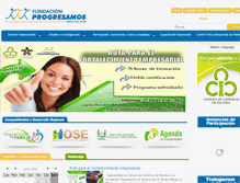 Tablet Screenshot of fundacionprogresamos.org.co